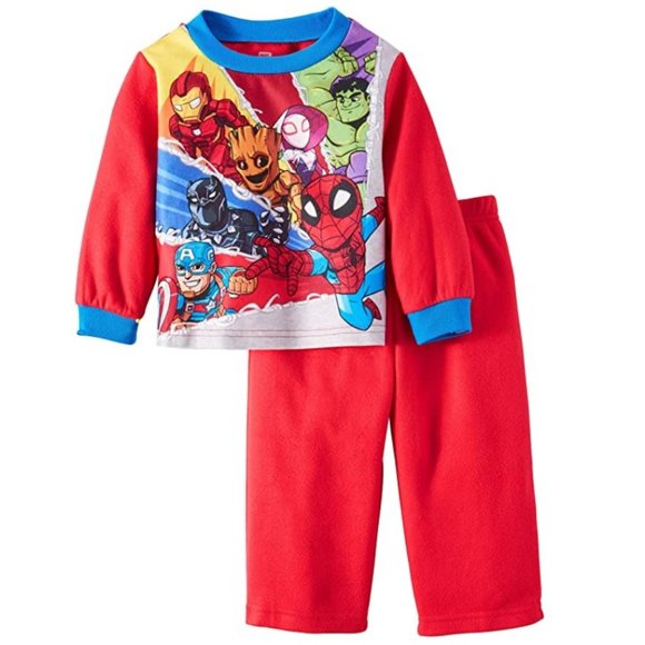 Baby Boys MARVEL Superheros 2pc Pajamas Size 12 Mo 18 Mo NWT - Picture 1 of 1